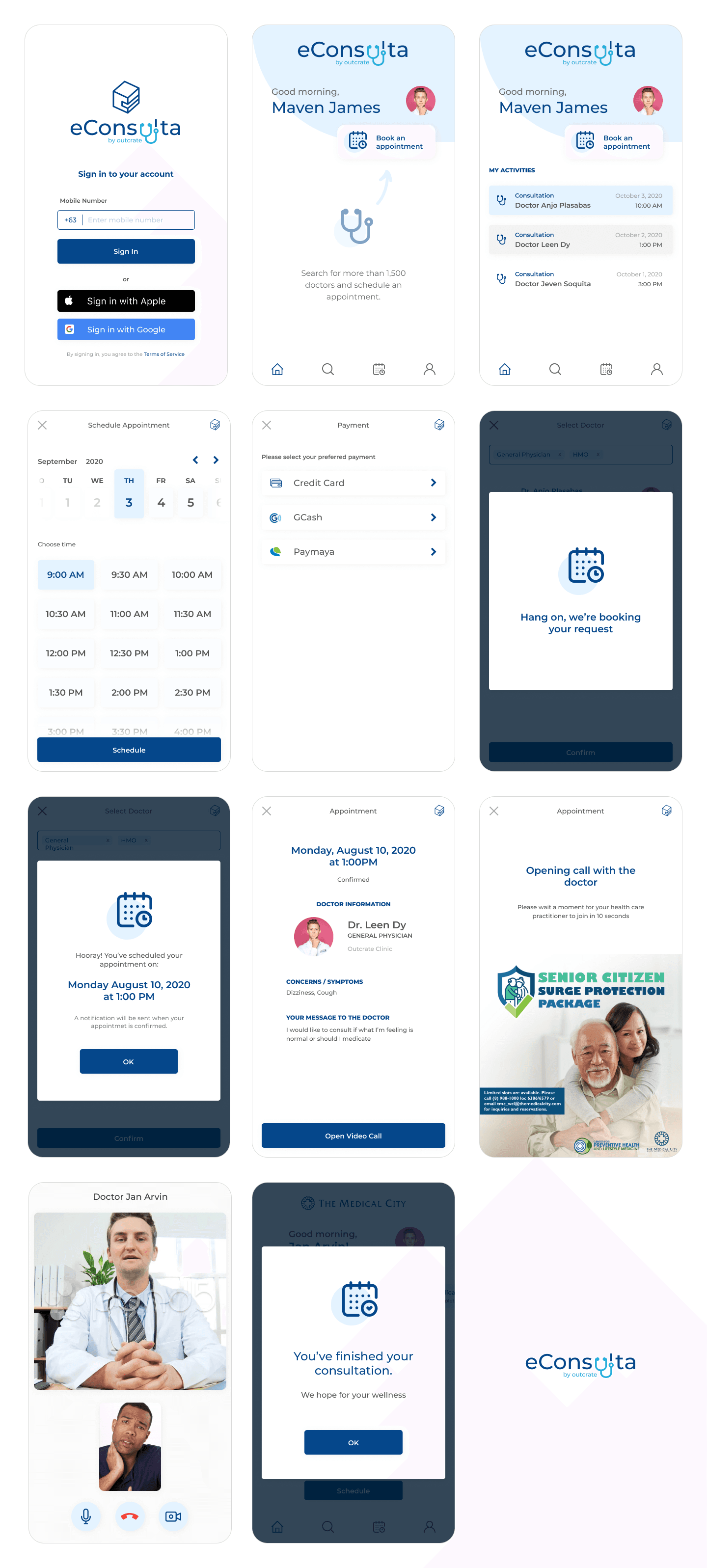 eConsulta · mobile